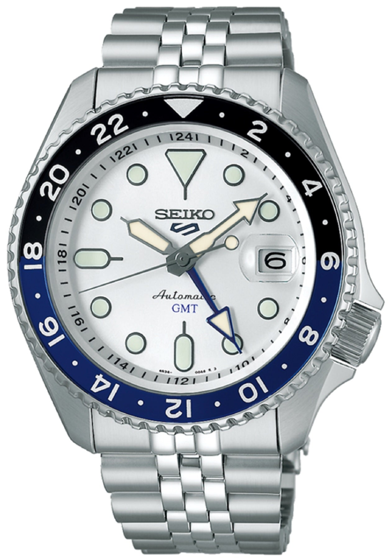 Seiko 5 Sports SSK033K1 "Batman" SKX GMT Automatic Watch-Watch Portal Philippines
