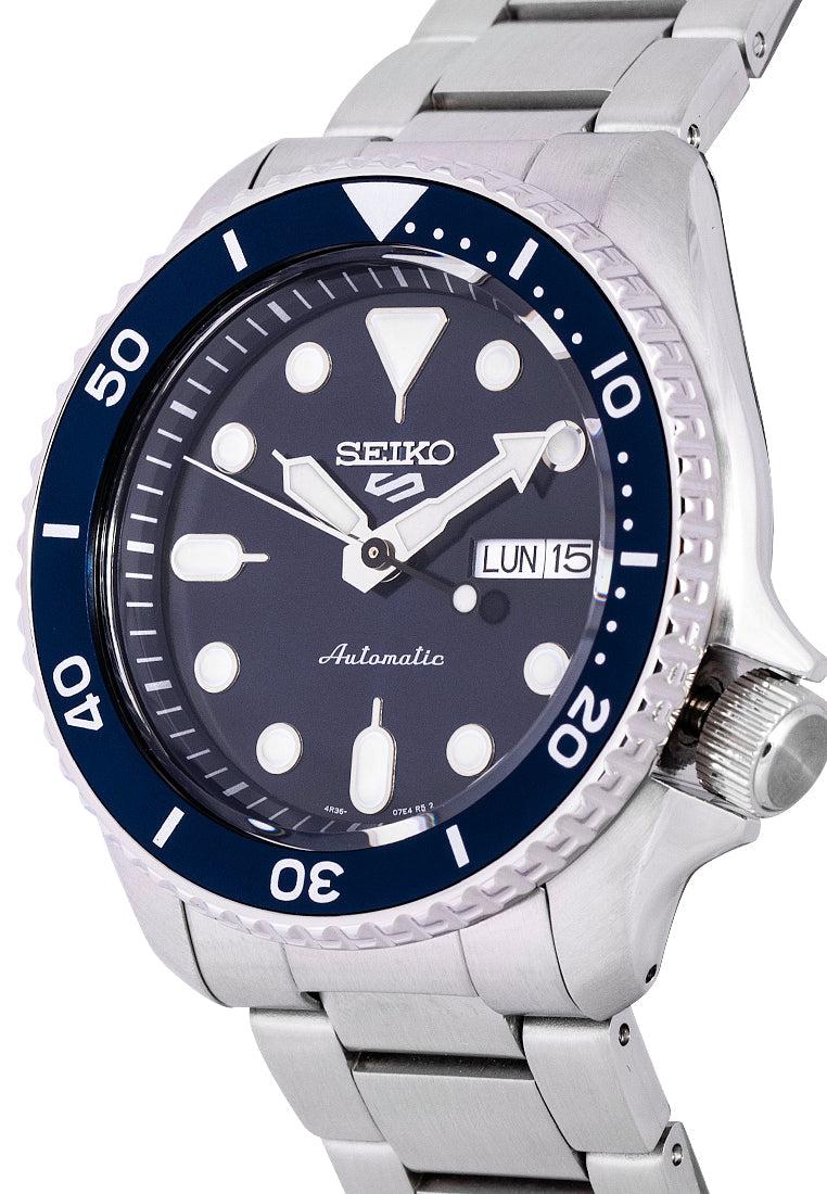 Seiko 5 SRPD51K1 Sports Silver Stainless Automatic Watch for Men-Watch Portal Philippines