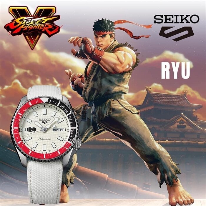 Seiko 5 SRPF19K1 Street Fighter "Ryu" Automatic Watch for Men's-Watch Portal Philippines