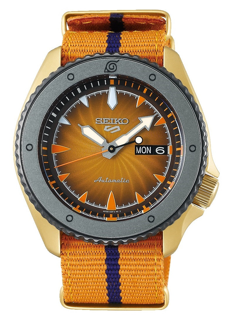 Seiko 5 SRPF70K1 Naruto Series Naruto Uzumaki Limited Edition Automatic Watch for Men's-Watch Portal Philippines