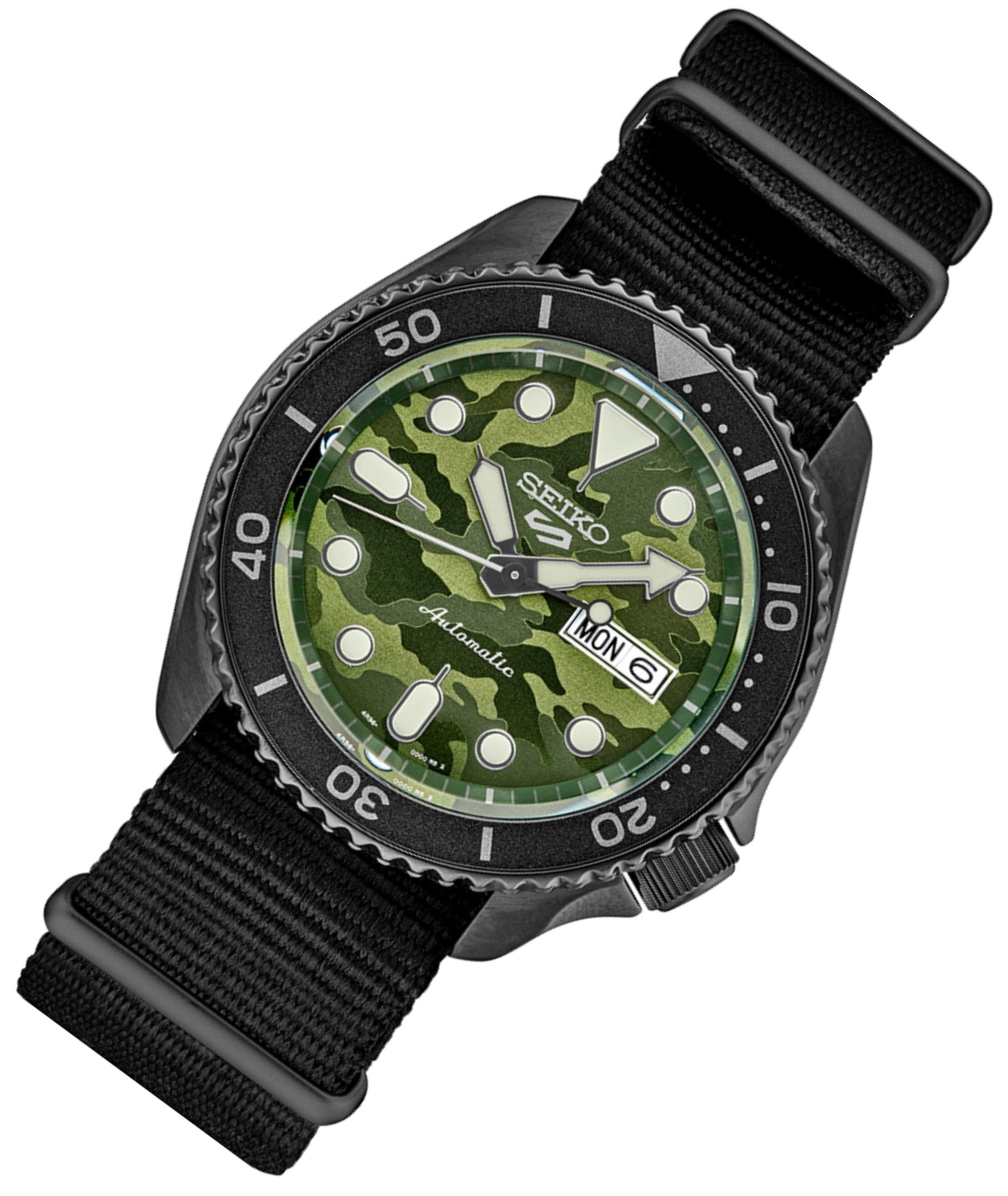Seiko 5 SRPJ37K1 Sports Green Camou Automatic Watch-Watch Portal Philippines
