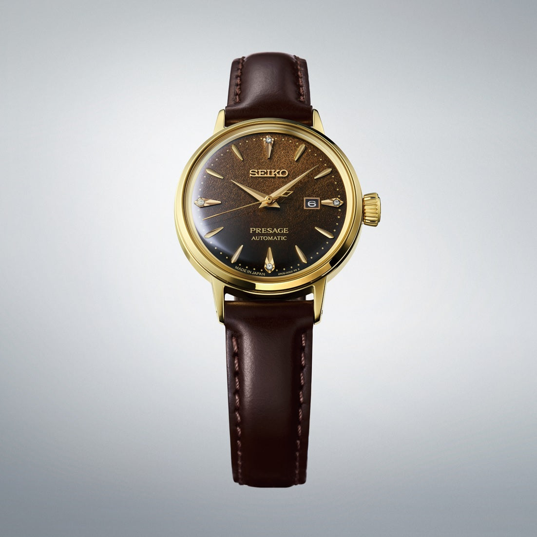 Seiko Presage Cocktail Time SRE020J1 "Jamaican Coffee" Automatic Watch for Women-Watch Portal Philippines