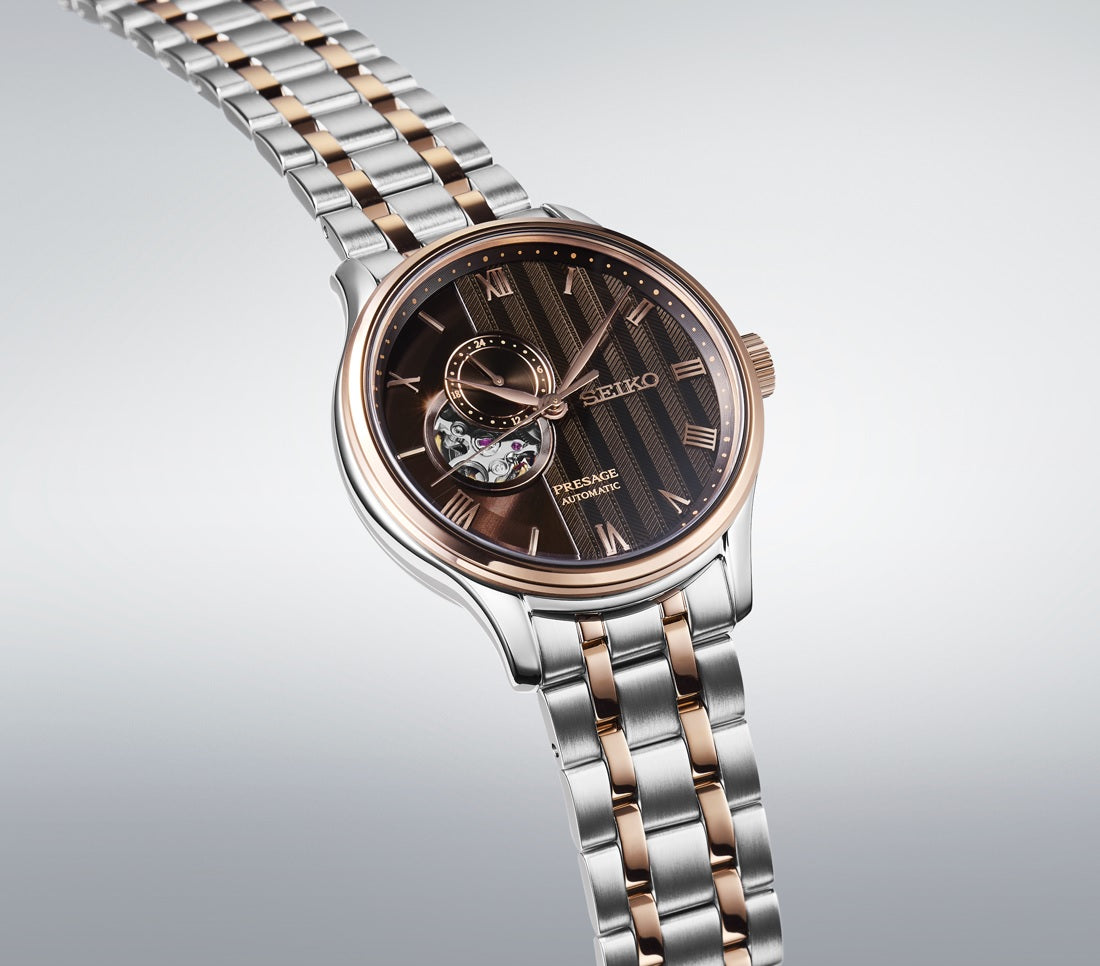 Seiko Presage SSA466J1 "Zen Garden Autumn Leaves" Open Heart Automatic Watch-Watch Portal Philippines