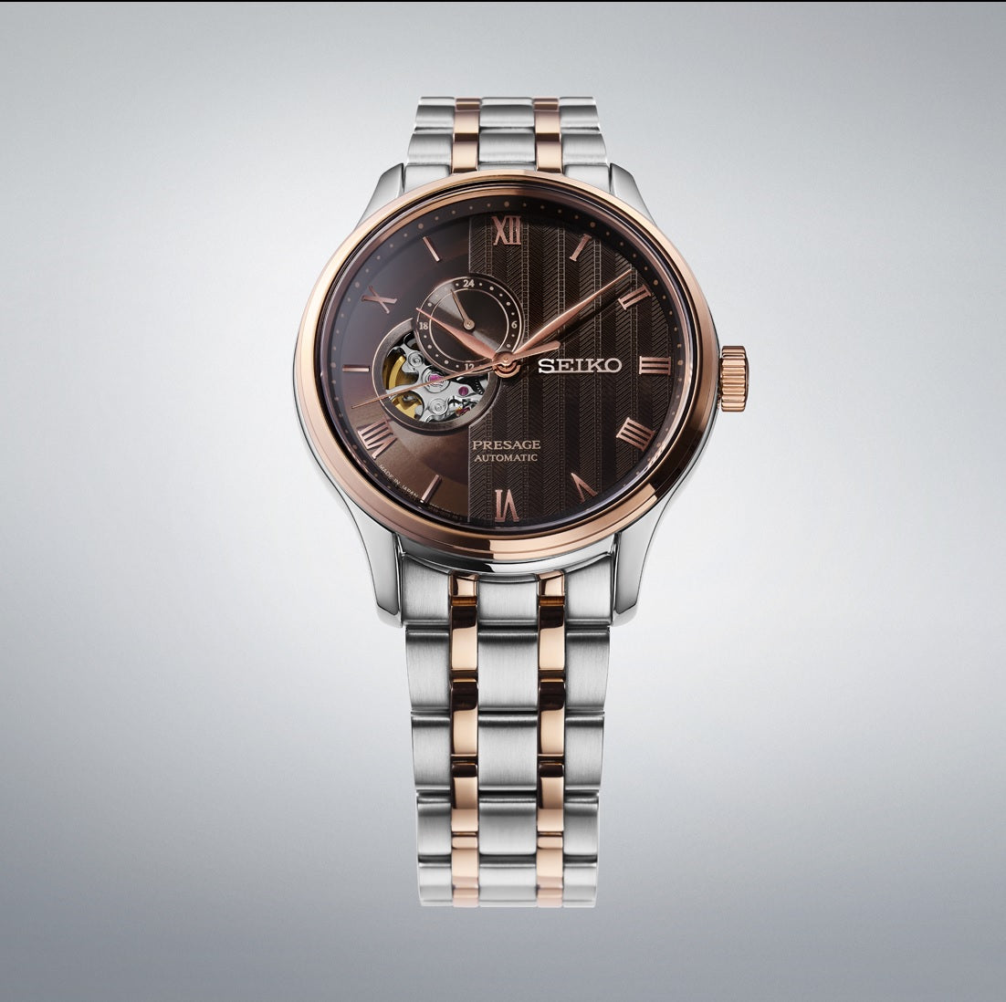 Seiko Presage SSA466J1 "Zen Garden Autumn Leaves" Open Heart Automatic Watch-Watch Portal Philippines