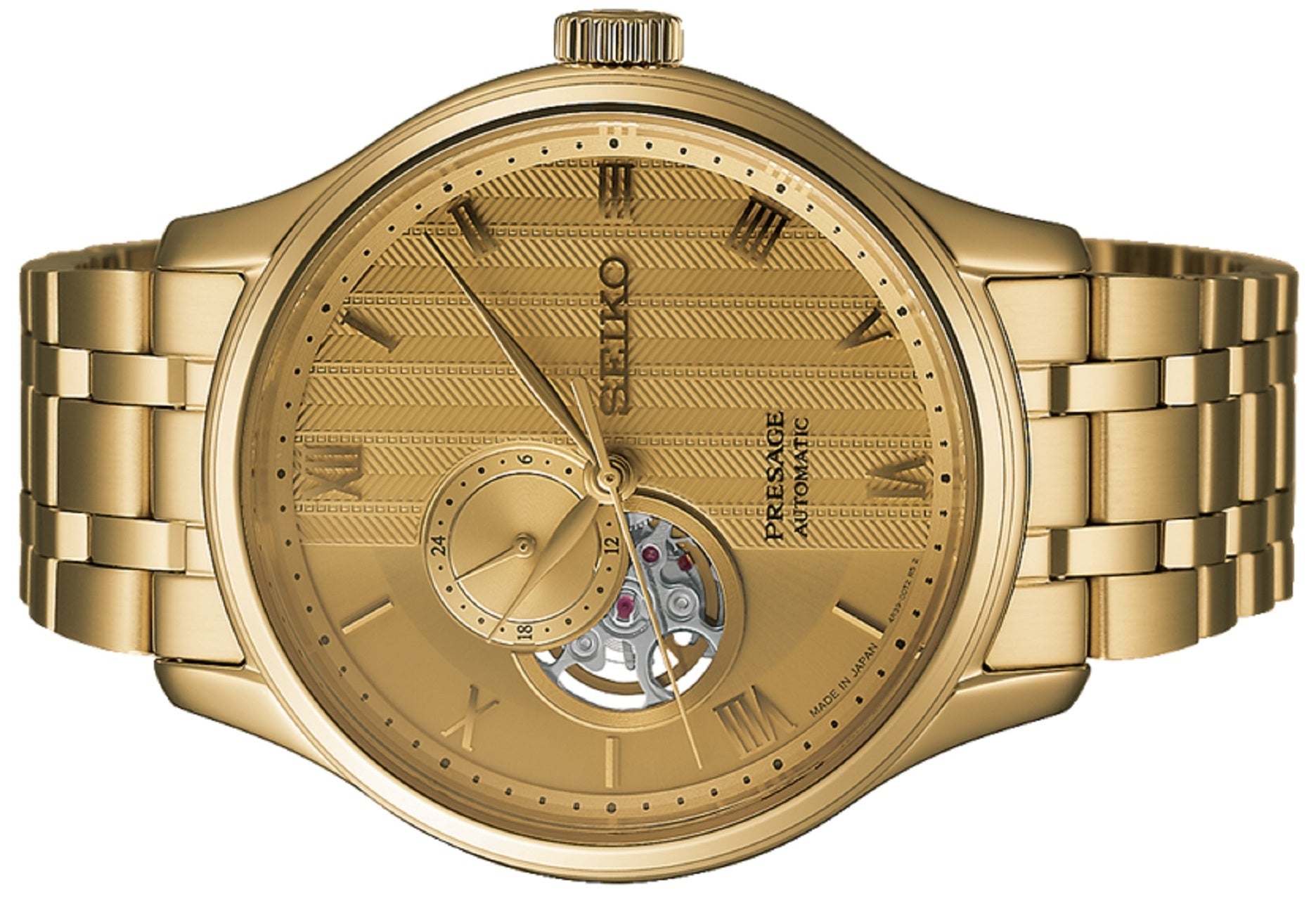 Seiko Presage SSA468J1 "Zen Garden Kyoto Golden Age" Open Heart Automatic Watch-Watch Portal Philippines