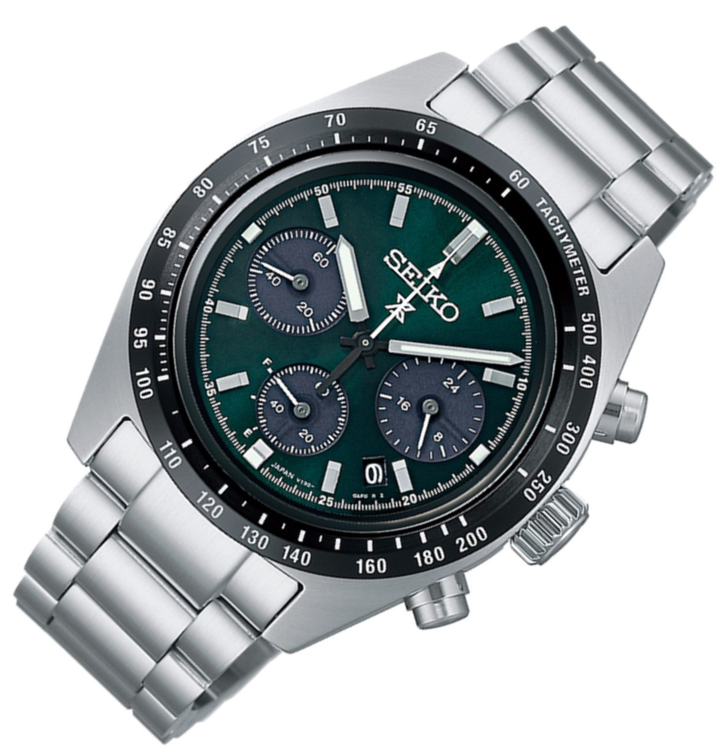 Seiko Prospex SCC933P1 Deep Green Speedtimer Solar Chronograph Watch for Men-Watch Portal Philippines