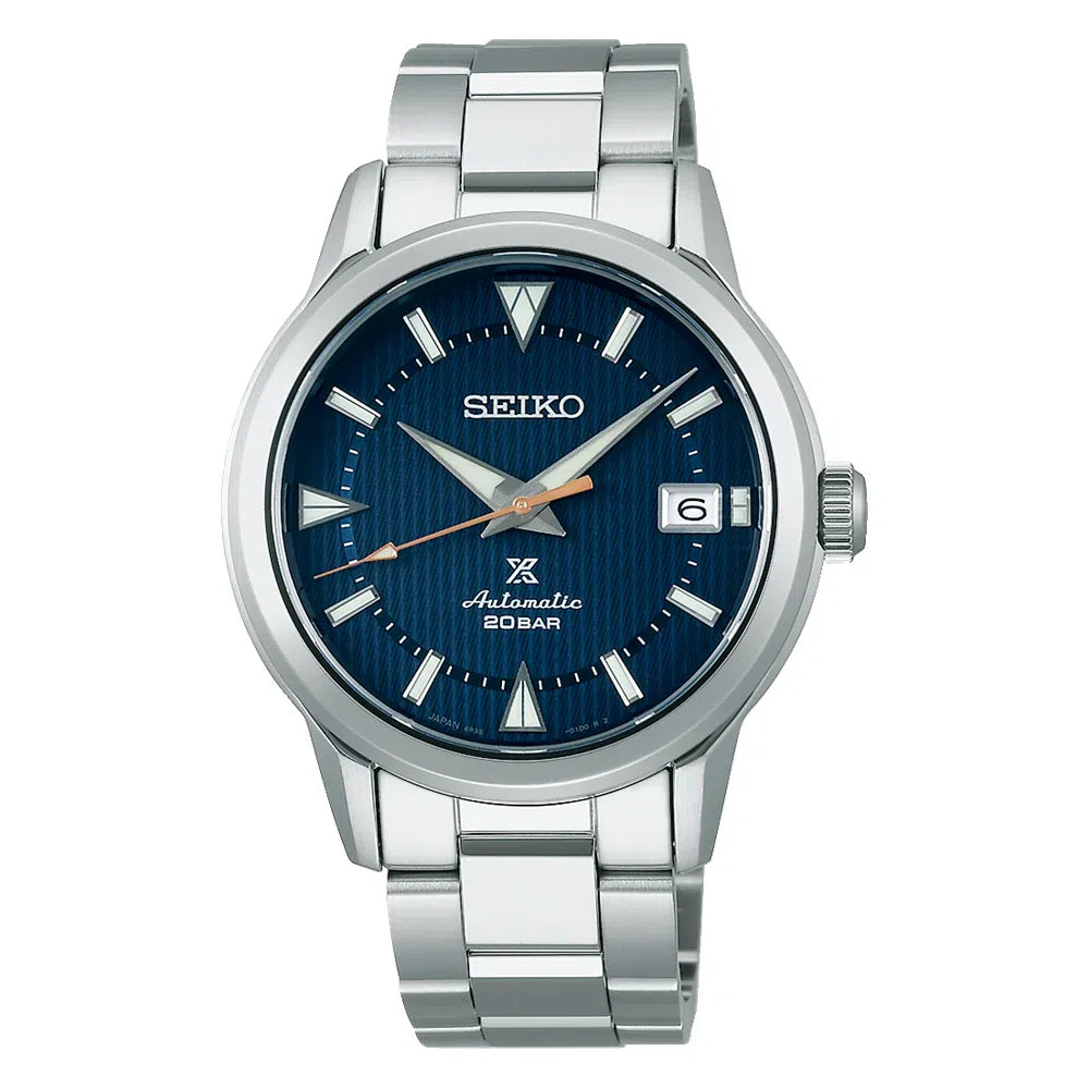 Alpinist blue seiko clearance