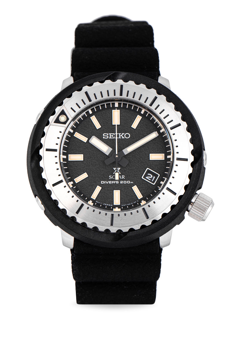 Seiko SNE541P1 Prospex Solar Watch for Silicon Strap for Men-Watch Portal Philippines
