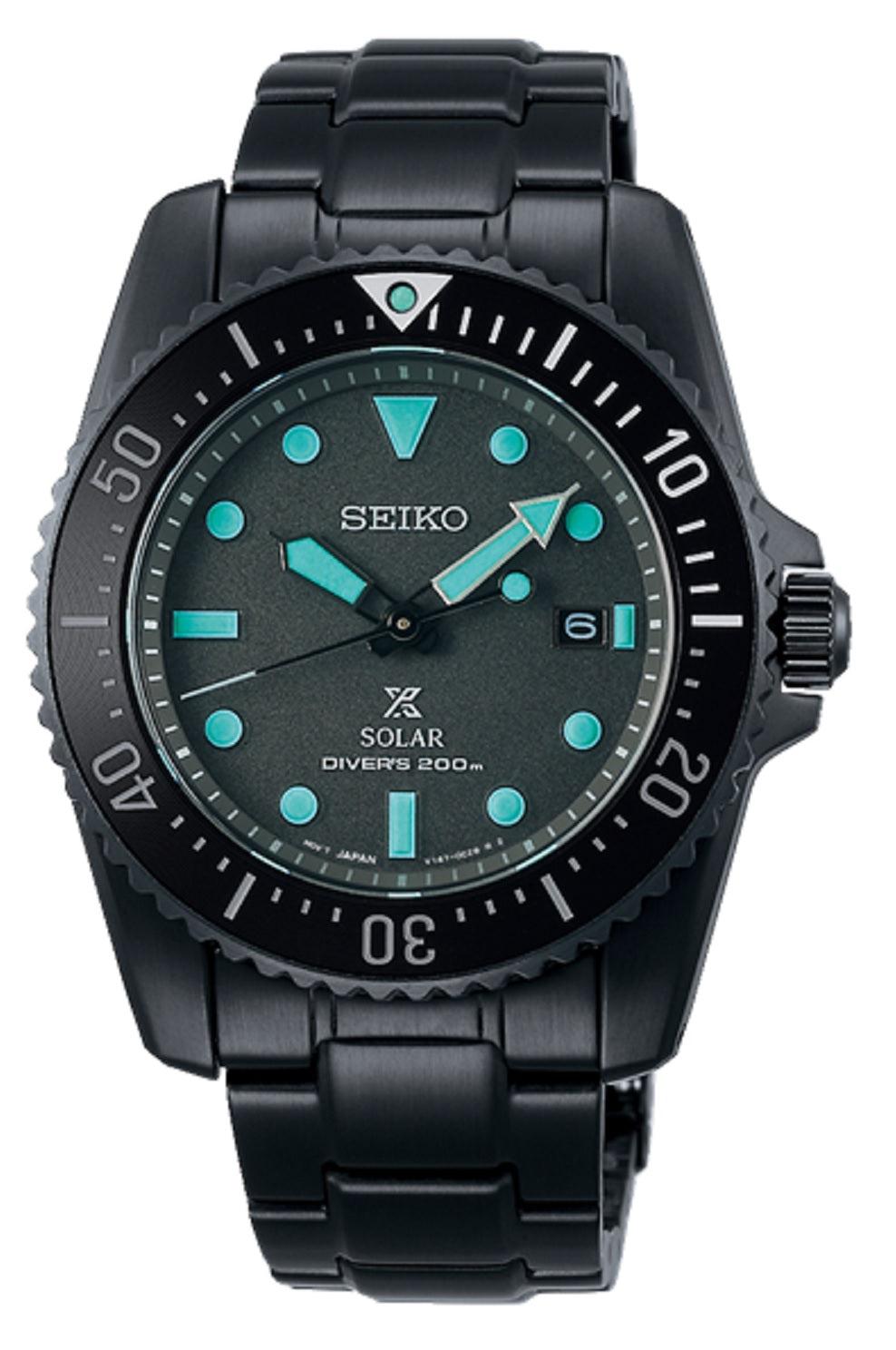 Seiko SNE587P1 Prospex The Black Series Limited Edition Solar Automatic Watch Men-Watch Portal Philippines