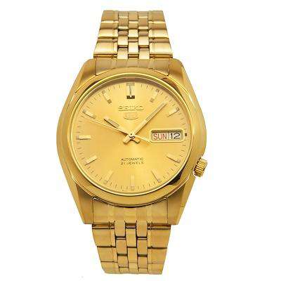SEIKO SNK366K1 Automatic Gold Stainless Steel Watch for Men-Watch Portal Philippines