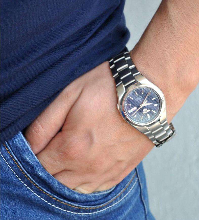 SEIKO SNK603K1 Automatic Blue Dial Silver Stainless Steel Watch for Men-Watch Portal Philippines