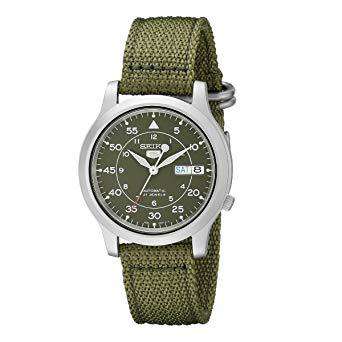 SEIKO SNK805K2 Automatic Green Automatic Nylon Strap Watch for Men-Watch Portal Philippines
