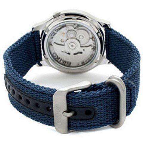 SEIKO SNK807K2 Automatic Blue Nylon Strap Watch for Men-Watch Portal Philippines