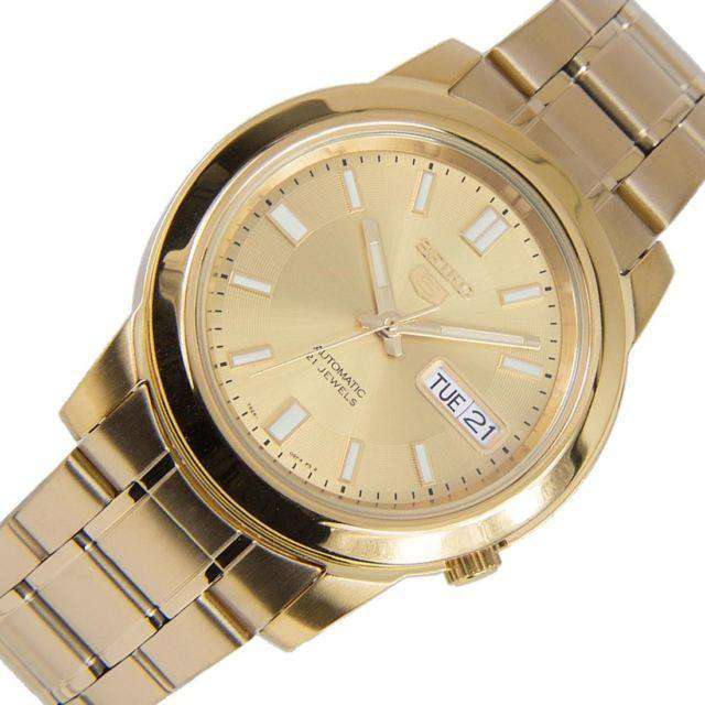 SEIKO SNKK20K1 Automatic Gold Plated Stainless Steel Watch for Men-Watch Portal Philippines