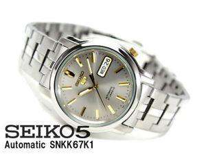 SEIKO SNKK67K1 Automatic Silver Stainless Watch for Men-Watch Portal Philippines