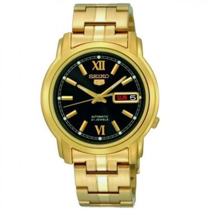 SEIKO SNKK86K1 Automatic Gold Plated Stainless Steel Watch for Men-Watch Portal Philippines