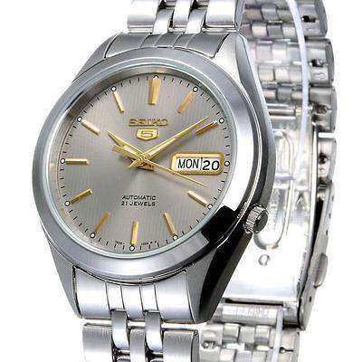 SEIKO SNKL19K1 Automatic Silver Stainless Steel Watch for Men-Watch Portal Philippines