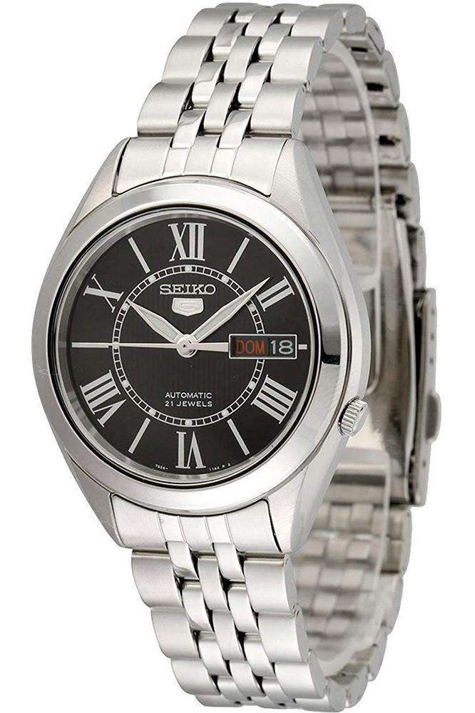 SEIKO SNKL35K1 Automatic Silver Stainless Steel Watch for Men-Watch Portal Philippines