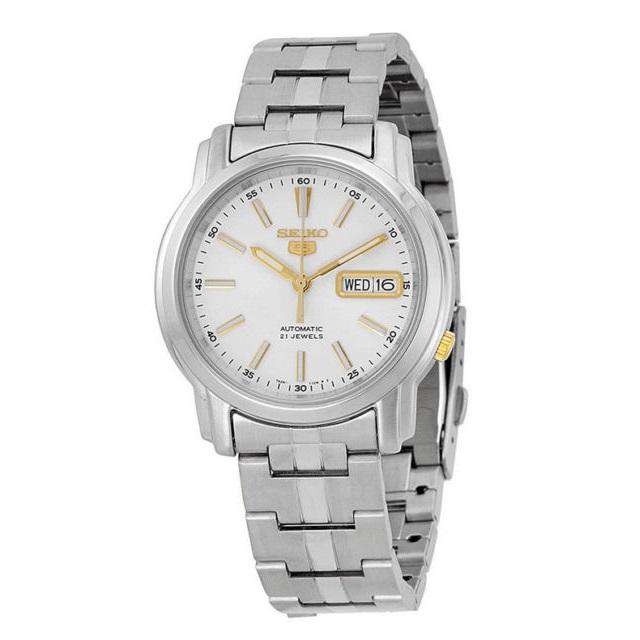 SEIKO SNKL77K1 Automatic Silver Stainless Steel Watch for Men-Watch Portal Philippines