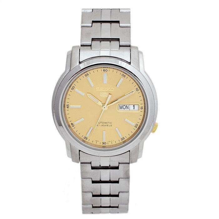SEIKO SNKL81K1 Automatic Silver Stainless Steel Watch for Men-Watch Portal Philippines