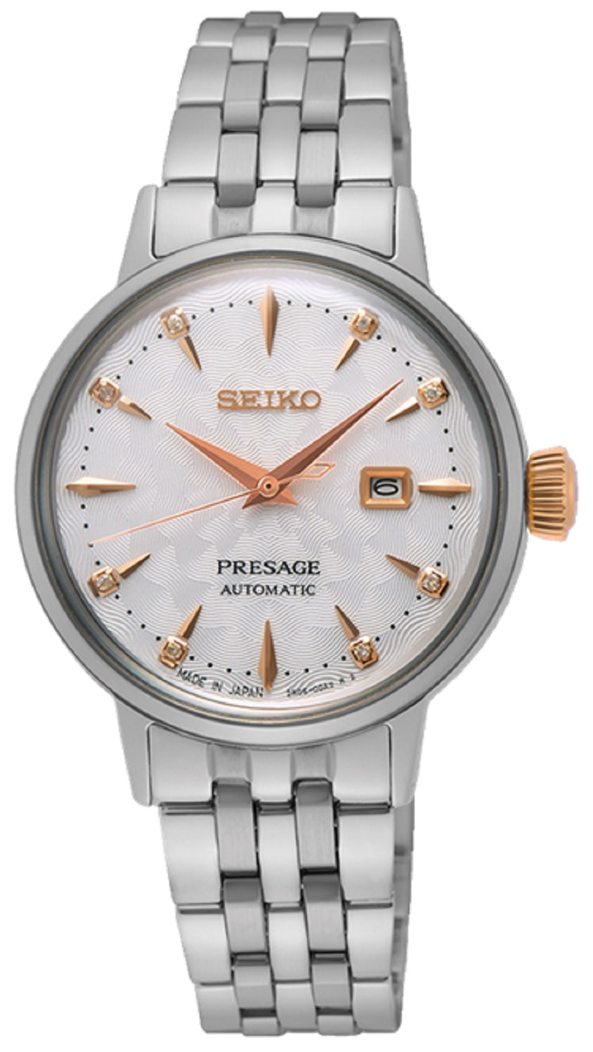 Seiko SRE009J1 Presage Cocktail Time Skydiving Automatic Watch for Women-Watch Portal Philippines