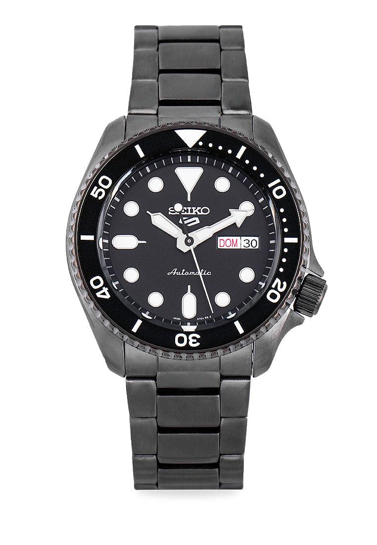SEIKO SRPD65K1 Black Stainless Steel Automatic Watch Men-Watch Portal Philippines
