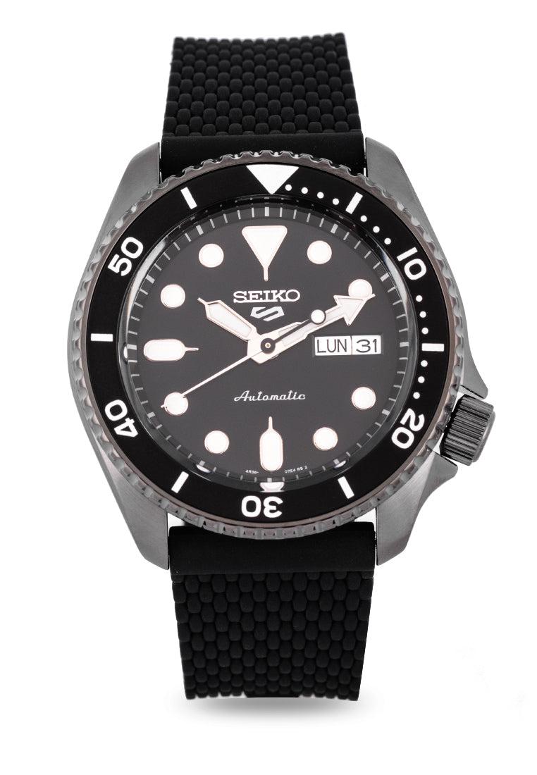 SEIKO SRPD65K2 Silicone Strap Automatic Watch Men-Watch Portal Philippines