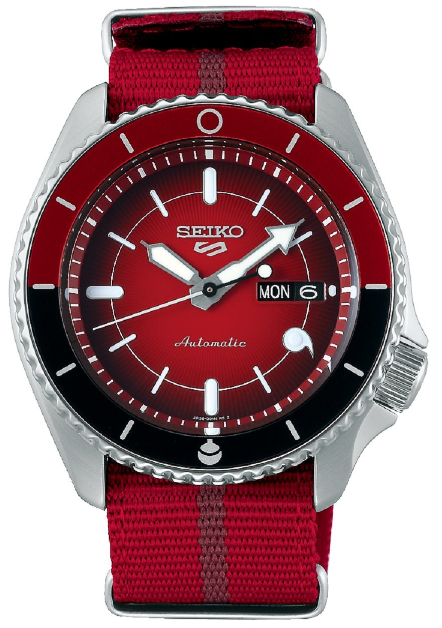 Seiko SRPF67K1 5 Naruto Series Sarada Uchiha Limited Edition Automatic Watch for Men's-Watch Portal Philippines