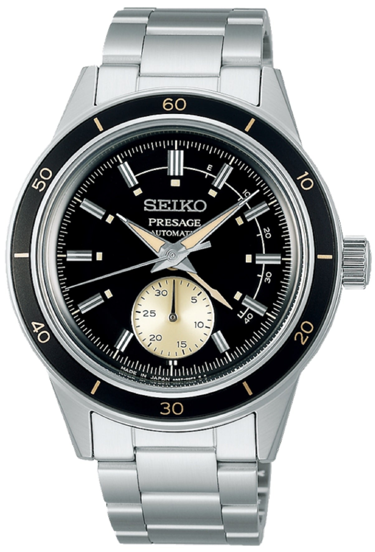 Seiko SSA449J1 Presage Style 60's Automatic Silver Stainless Watch for Men-Watch Portal Philippines