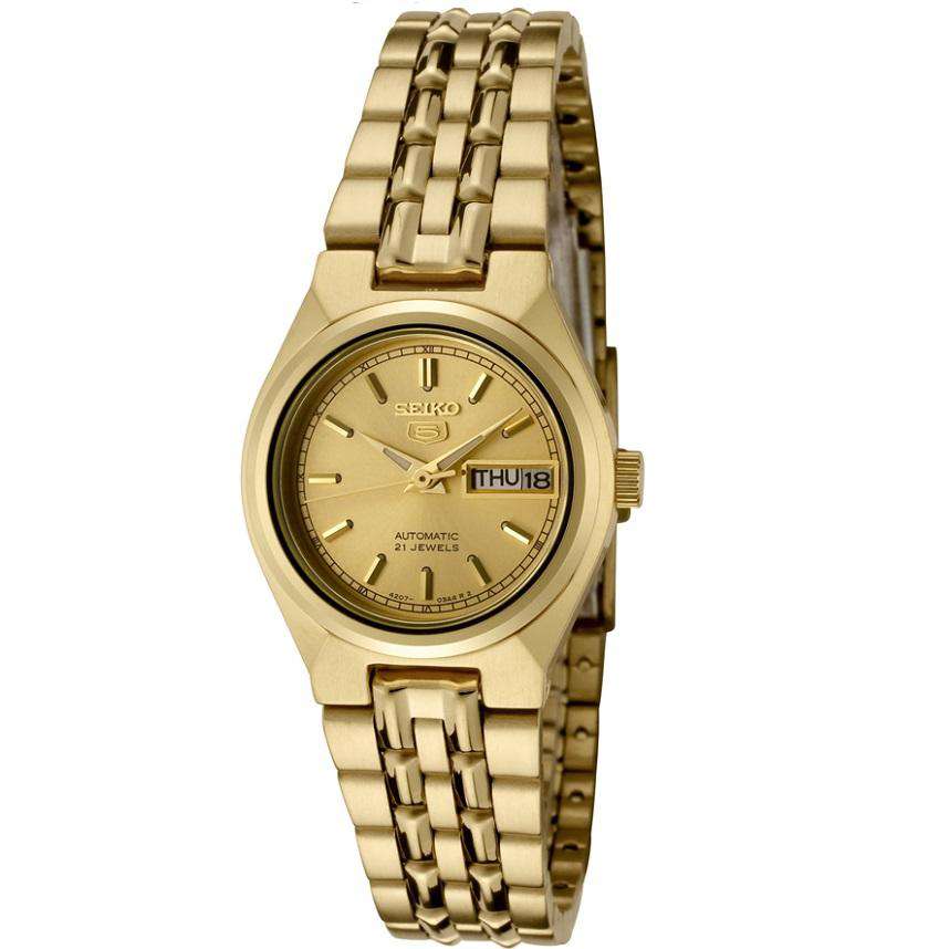 SEIKO SYMA04K1 Automatic Gold Stainless Steel Watch for Women-Watch Portal Philippines