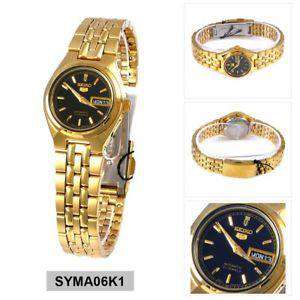 SEIKO SYMA06K1 Automatic Gold Plated Stainless Steel Watch for Women-Watch Portal Philippines
