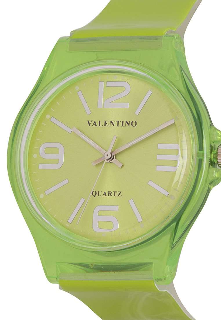 Valentino 20121131-NEW LIGHT GREEN Plastic Strap Watch for Women-Watch Portal Philippines