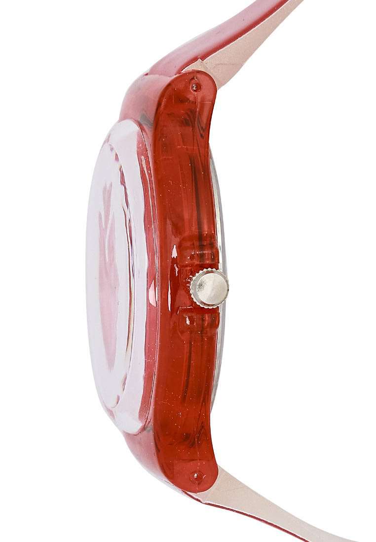 Valentino 20121131-NEW RED Plastic Strap Watch for Women-Watch Portal Philippines