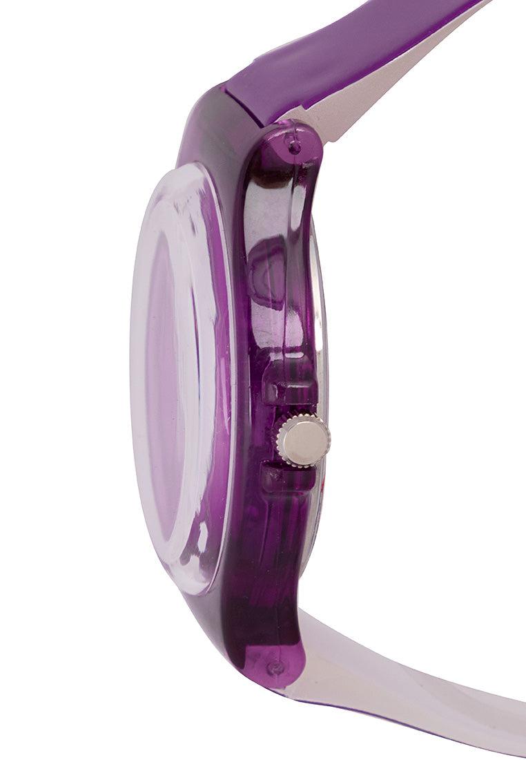 Valentino 20121131-Violet Plastic Strap Watch For Men And Women-Watch Portal Philippines