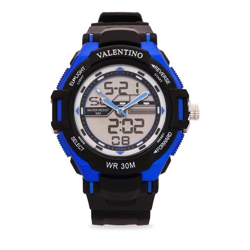 Valentino 20121208-BLUE SPORTS DIGI ANA G MEN RUBBER STRAP Watch for Men-Watch Portal Philippines