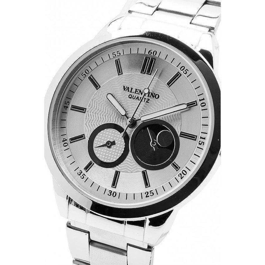 Valentino 20121498-SILVER DIAL ORIS STYLE G STAINLESS BAND Strap Watch for Men-Watch Portal Philippines