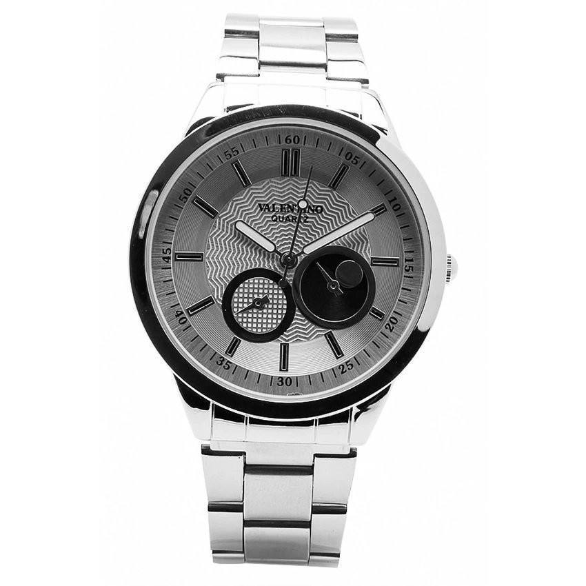 Valentino 20121498-SILVER DIAL ORIS STYLE G STAINLESS BAND Strap Watch for Men-Watch Portal Philippines