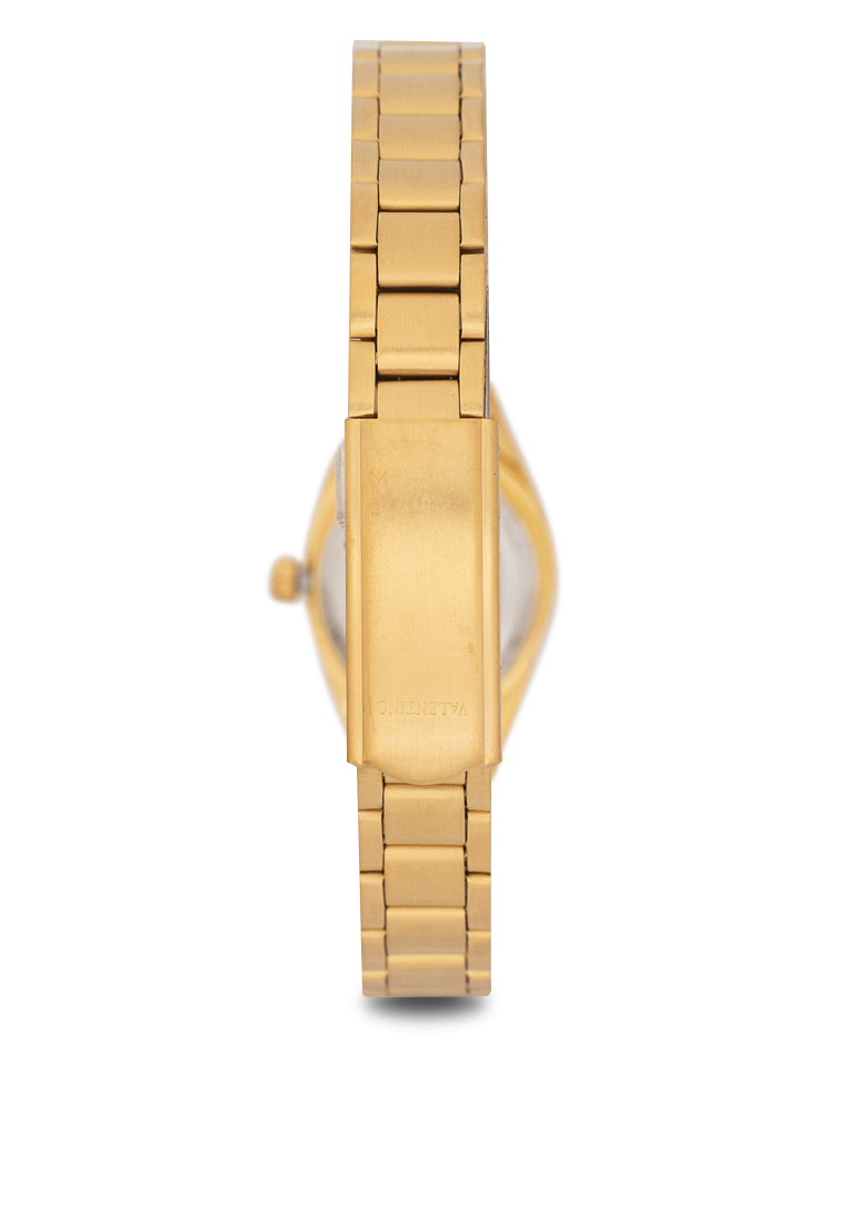Valentino 20121509-GOLD-GOLD DIAL Analog Stainless Band Watch for Women-Watch Portal Philippines