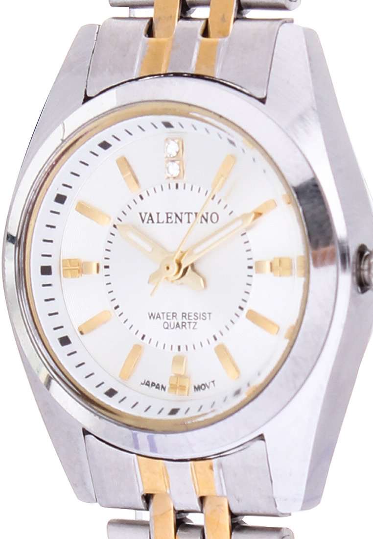 Valentino 20121691-TWO TONE - GOLD DIAL Stainless Steel Watch for Women-Watch Portal Philippines