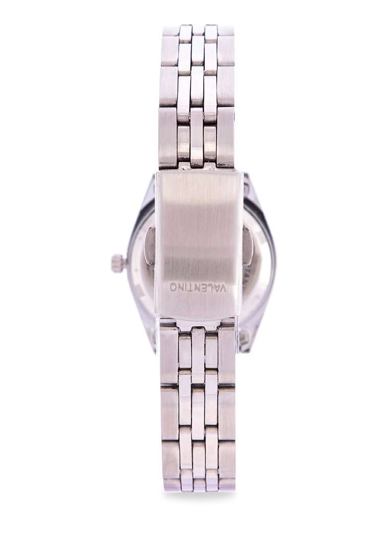 Valentino 20121693-SILVER - BLACK DIAL Stainless Steel Watch for Women-Watch Portal Philippines