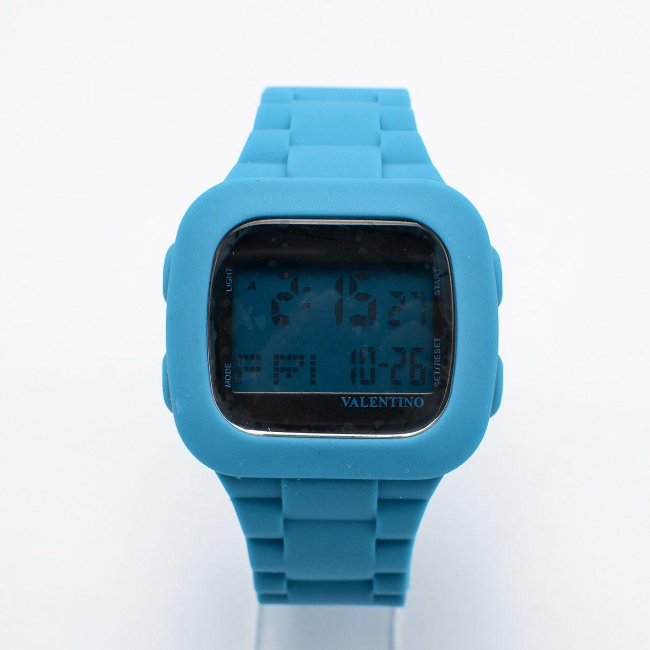 Valentino 20121738-BLUE UNISEX RUBBER STRAP Watch for Men and Women-Watch Portal Philippines