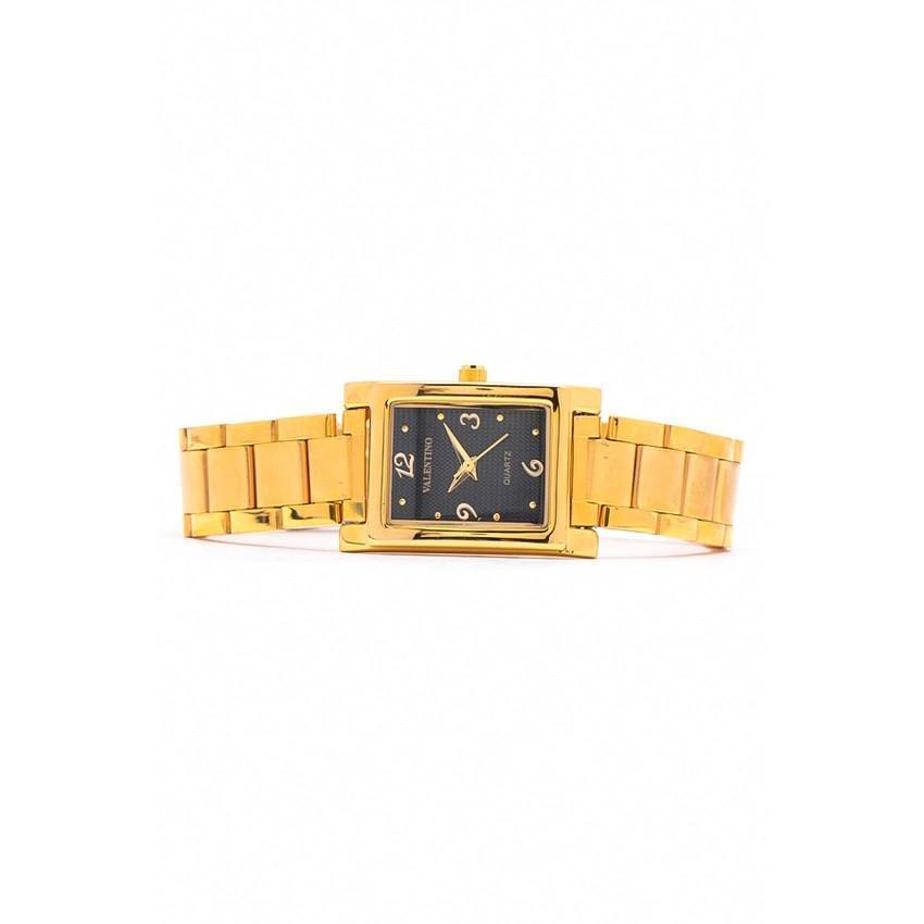 Valentino 20121782-GOLD - BLACK NUMBER SHEEN IP GOLD STYLE STAINLESS BAND STRAP Watch for Women-Watch Portal Philippines