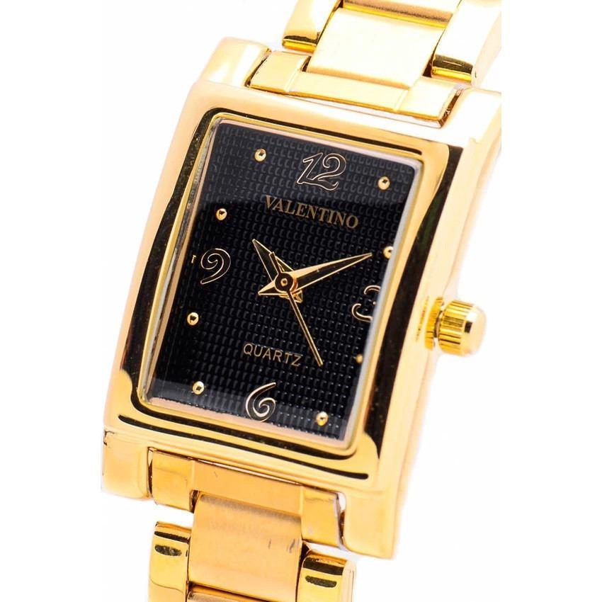 Valentino 20121782-GOLD - BLACK NUMBER SHEEN IP GOLD STYLE STAINLESS BAND STRAP Watch for Women-Watch Portal Philippines