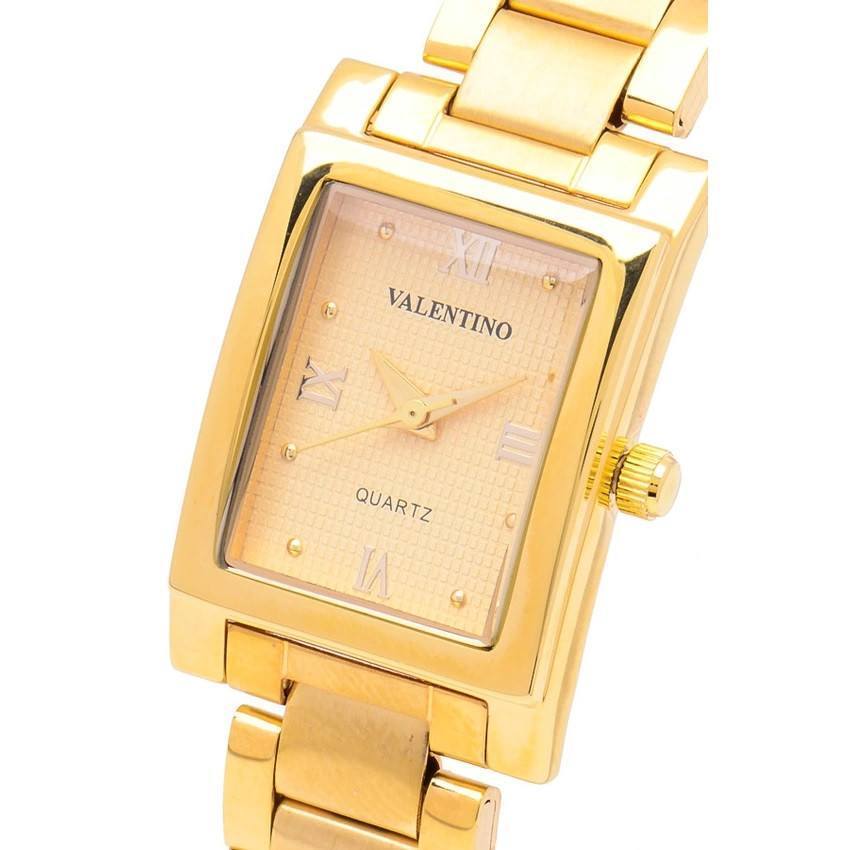Valentino 20121782-GOLD - GOLD ROMAN SHEEN IP GOLD STYLE STAINLESS BAND STRAP Watch for Women-Watch Portal Philippines