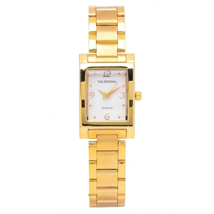 Valentino 20121782-GOLD - WHITE NUMBER SHEEN IP GOLD STYLE STAINLESS BAND STRAP Watch for Women-Watch Portal Philippines