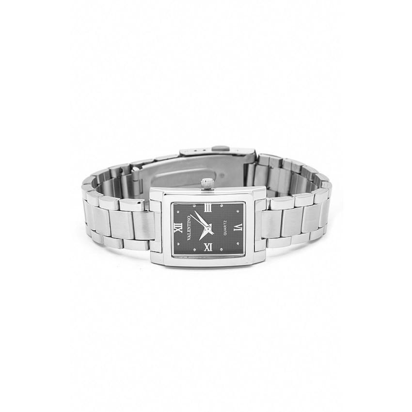 Valentino 20121783-SILVER - BLACK ROMAN SHEEN IP WHITE STYLE WOMEN STAINLESS BAND STRAP Watch for Women-Watch Portal Philippines