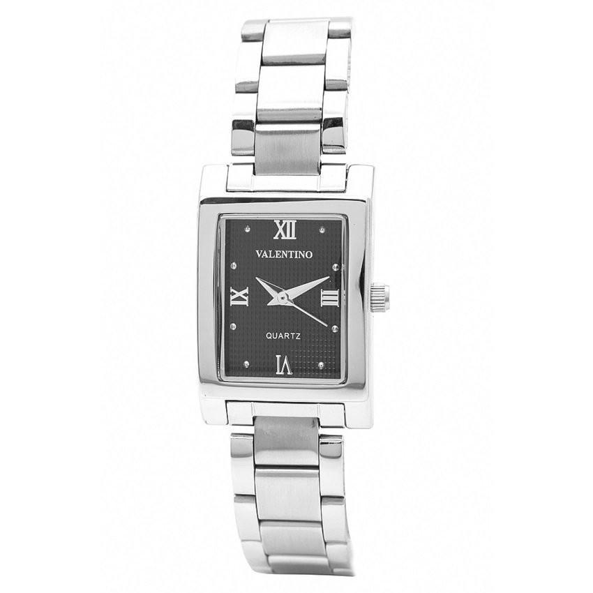 Valentino 20121783-SILVER - BLACK ROMAN SHEEN IP WHITE STYLE WOMEN STAINLESS BAND STRAP Watch for Women-Watch Portal Philippines