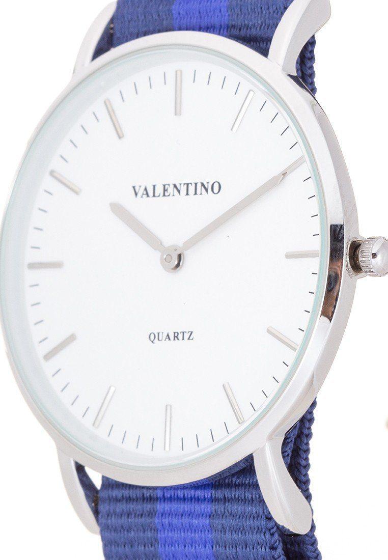 Valentino 20121903-Dblue Blue Nylon Strap Watch For Men-Watch Portal Philippines