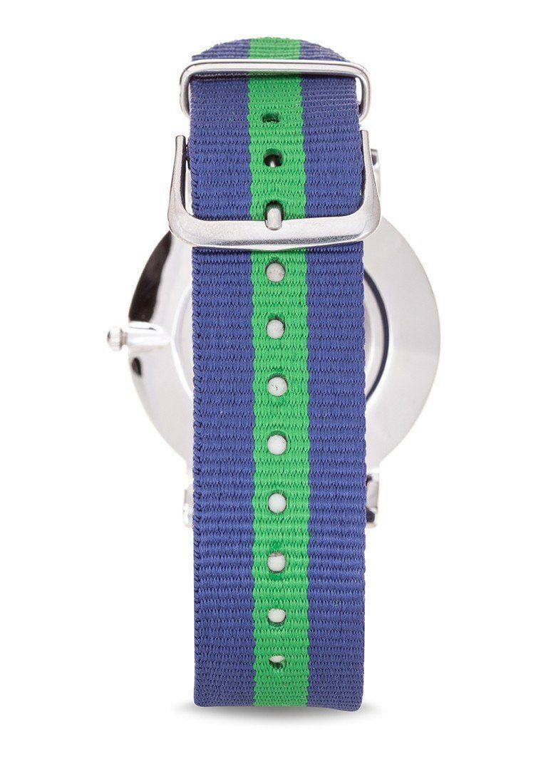 Valentino 20121903-DBlue Green Nylon Strap Watch For Men-Watch Portal Philippines