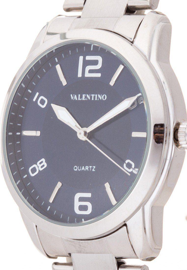 Valentino 20121911-Blue Dial Stainless Band Strap Watch For Men-Watch Portal Philippines